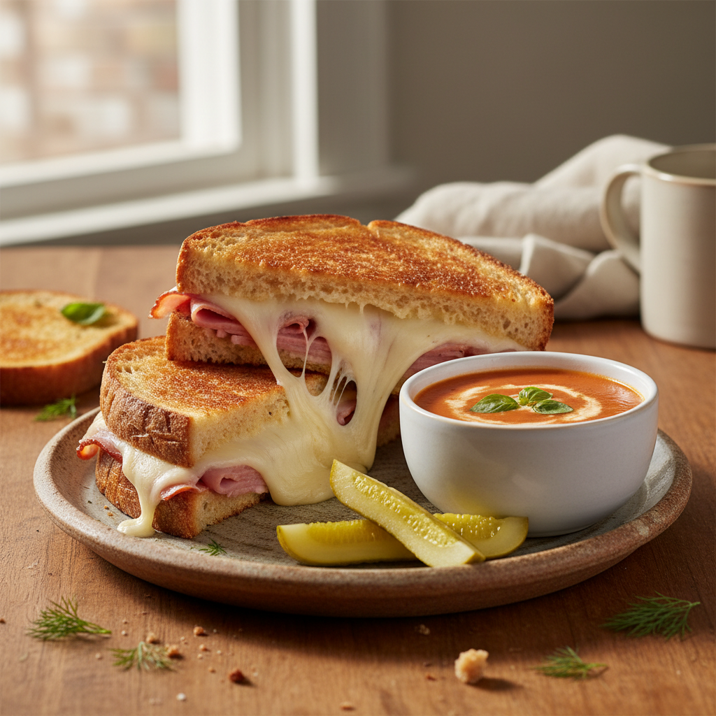 Grilled cheese jambon-fromage