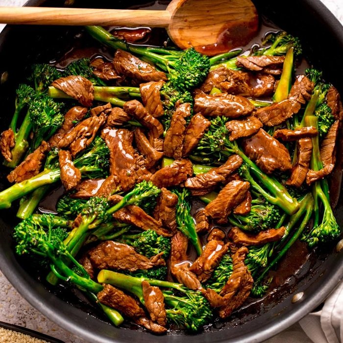Sauté de boeuf et brocoli