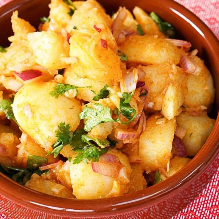 Salade de patates douces rôties