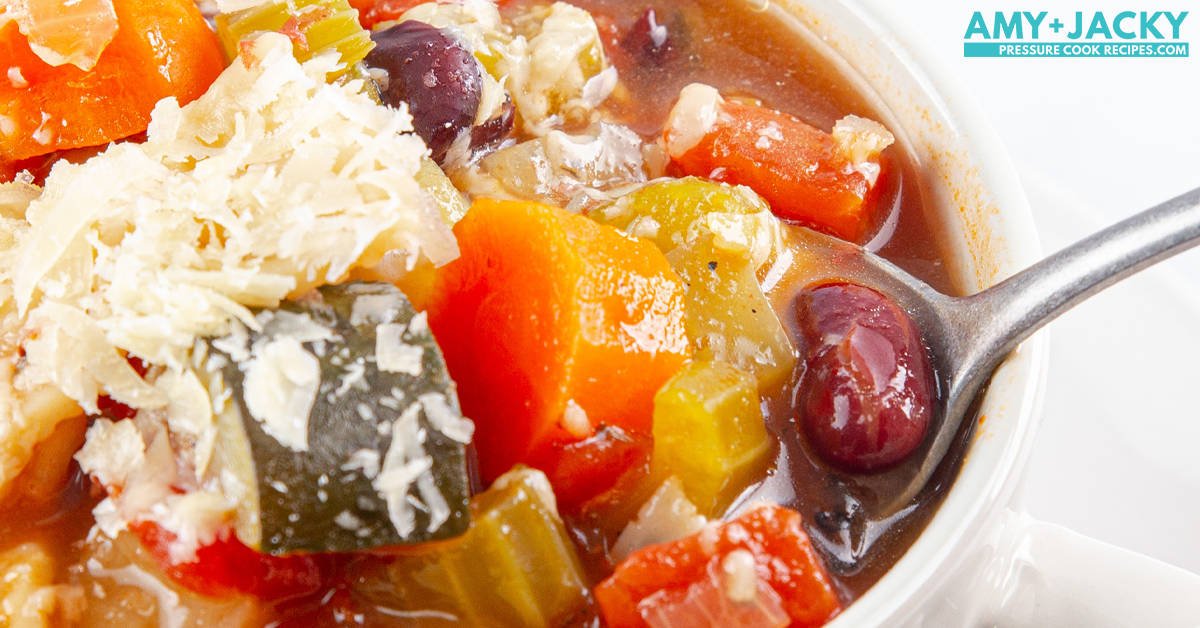 Soupe minestrone Instant Pot