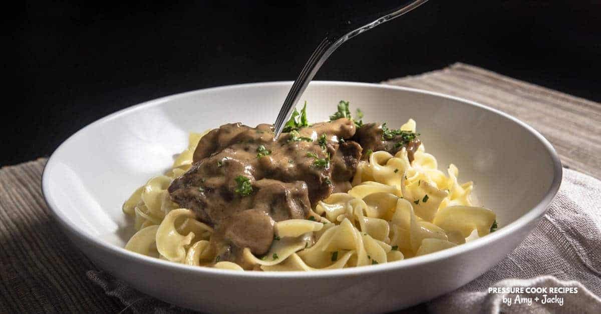 Bœuf stroganoff Instant Pot