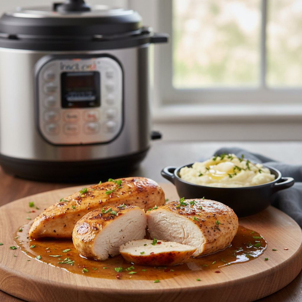 Poitrines de poulet juteuses Instant Pot